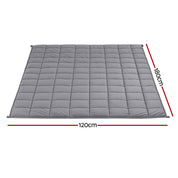 5.5KG Weighted Blanket Adults Kid Anti Anxiety Gravity Blankets Sherpa Fleece
