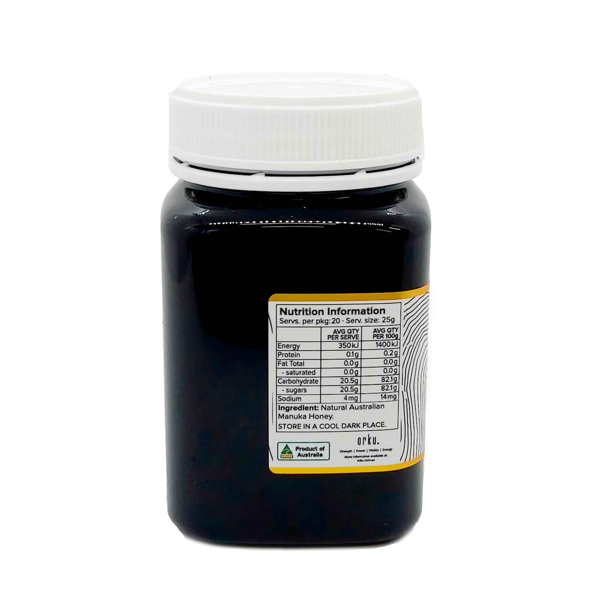 500g MGO 900+ Australian Manuka Honey - 100% Raw Natural Pure Jelly Bush - Food & Beverage > Pantry > Condiments &