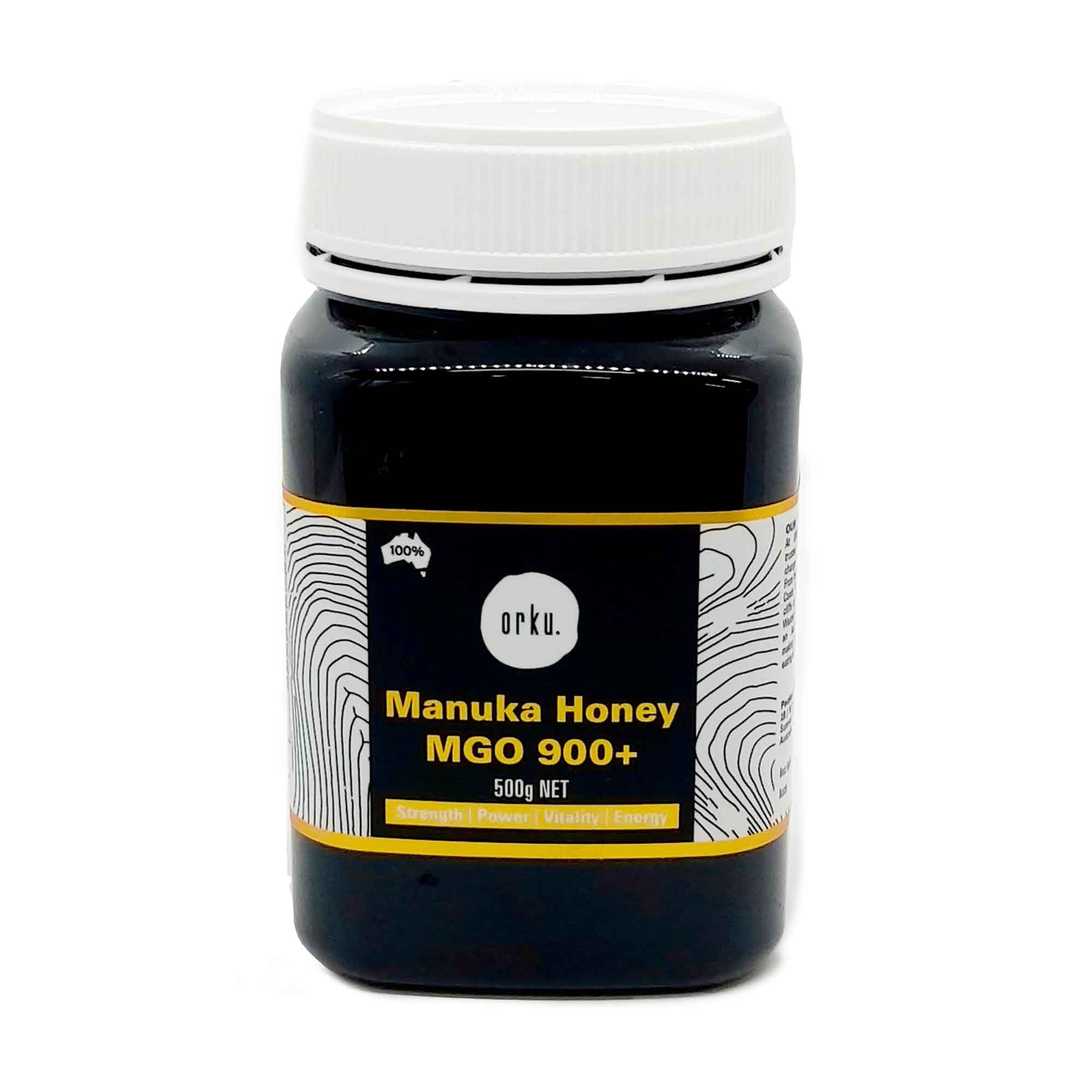 500g MGO 900+ Australian Manuka Honey - 100% Raw Natural Pure Jelly Bush - Food & Beverage > Pantry > Condiments &