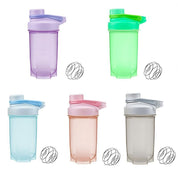 500ml Protein Powder Shake Ball Bottle Sport Mixer Shaker Mixing Drinking Cup - Pink - Gift & Novelty > Novelty >