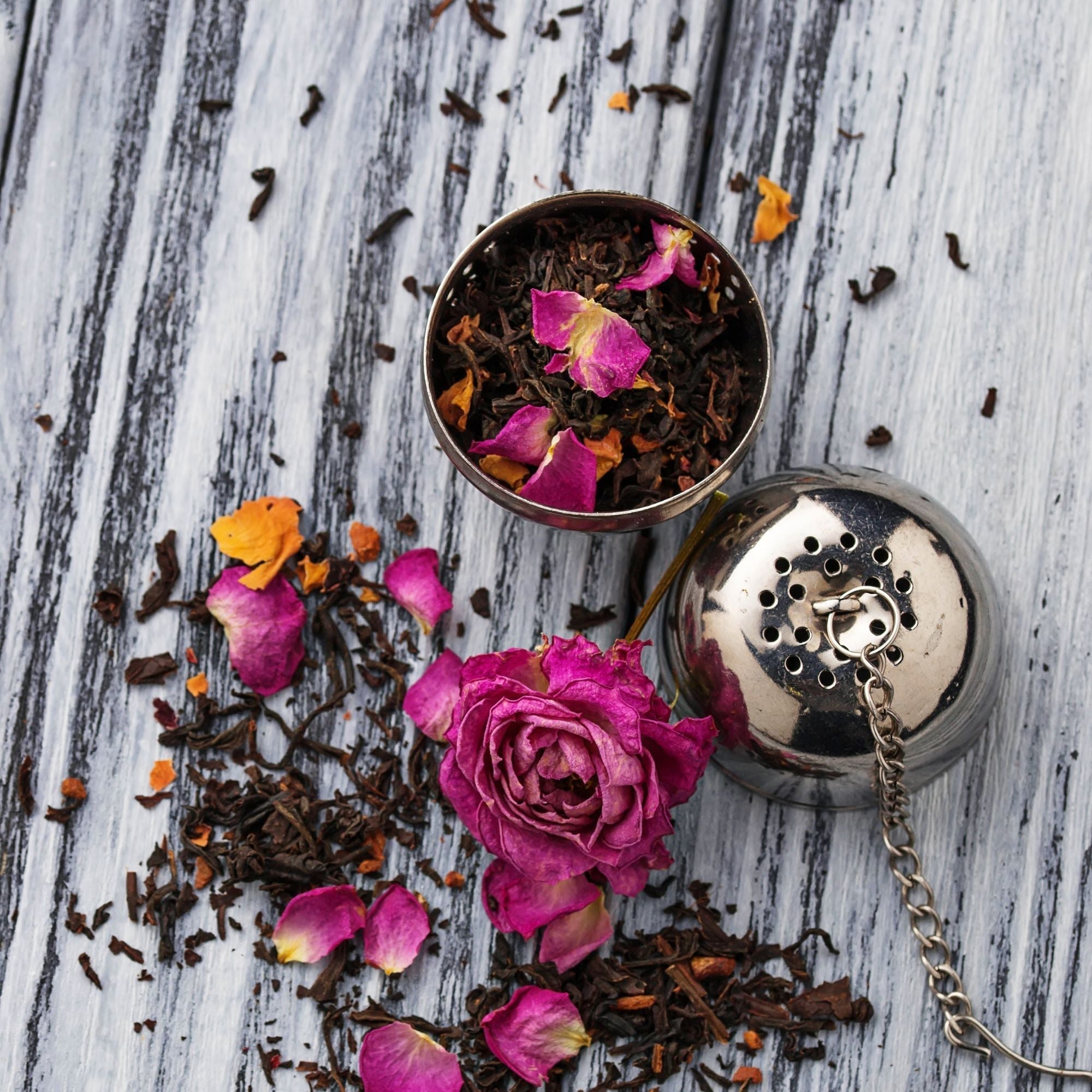 50g Organic Dried Red Rose Petals - Wedding Confetti Rosa Centifolia Flower - Food & Beverage > Pantry > Teas &