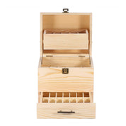 59 Slots Essential Oils Storage Box - Wooden 3-Tier Bottle Holder - Home & Garden > Kitchenware > Food Storage