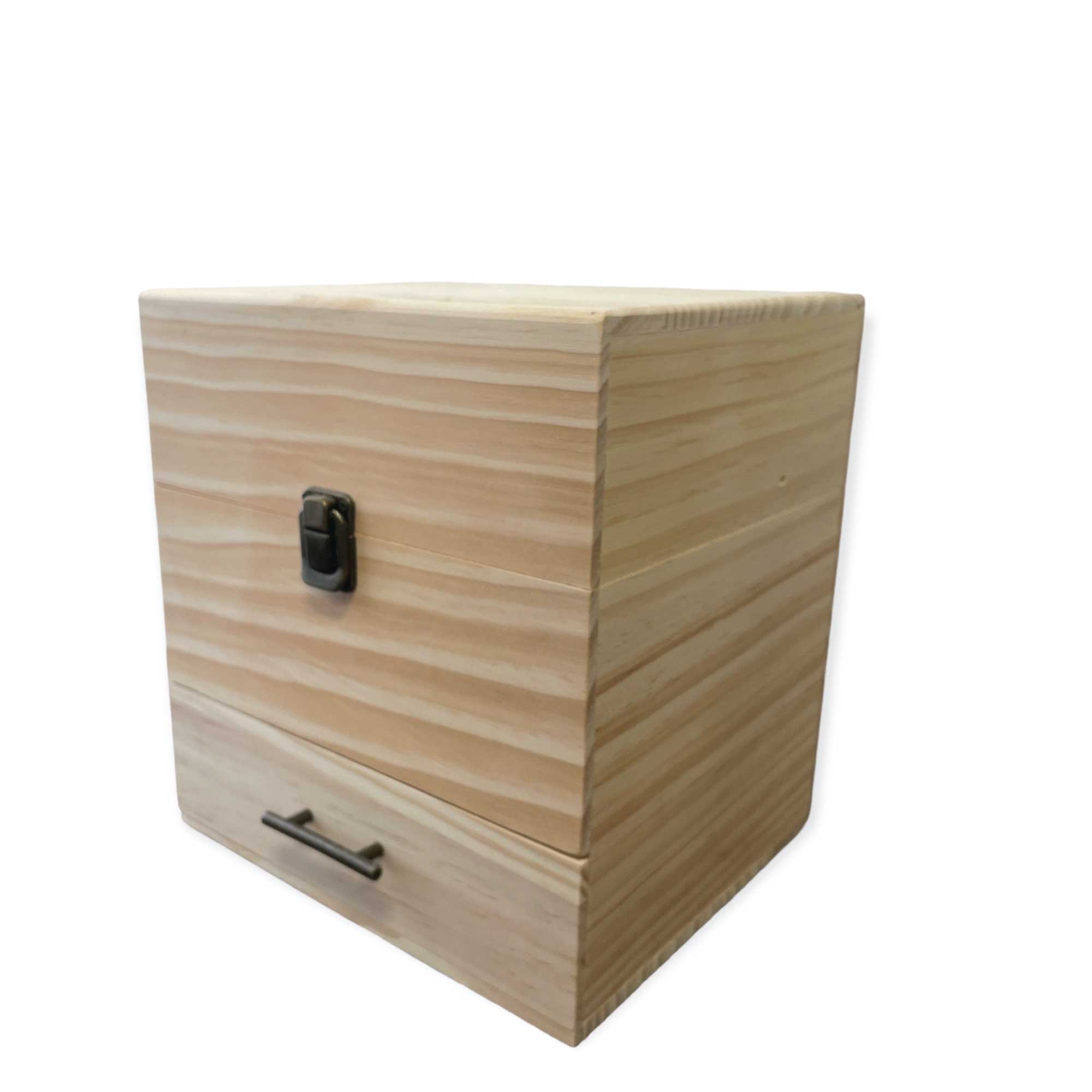 59 Slots Essential Oils Storage Box - Wooden 3-Tier Bottle Holder - Home & Garden > Kitchenware > Food Storage