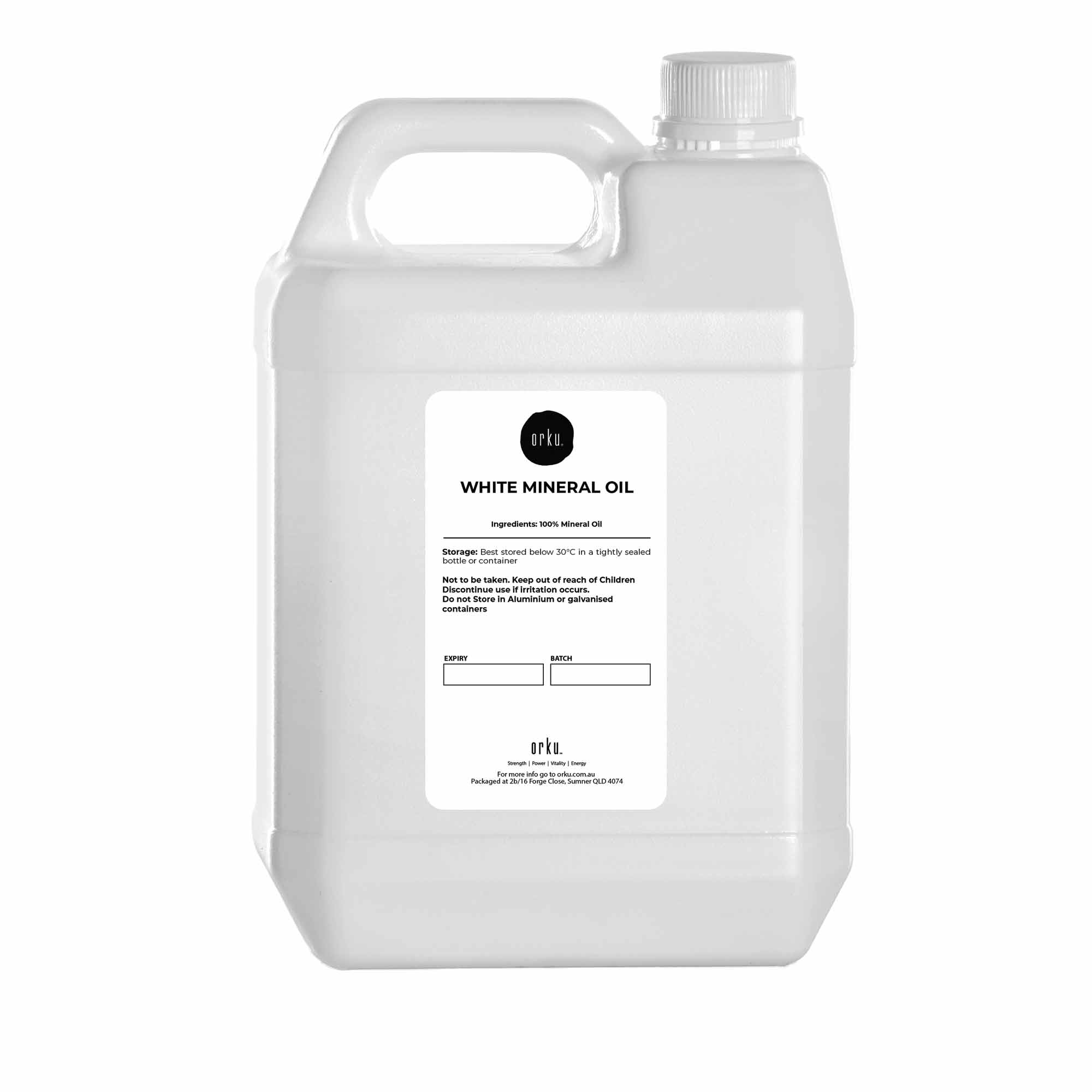 5L White Mineral Oil - Liquid Paraffin Carrier for Essential Oils Skin Hair - Health & Beauty > Skincare > Facial