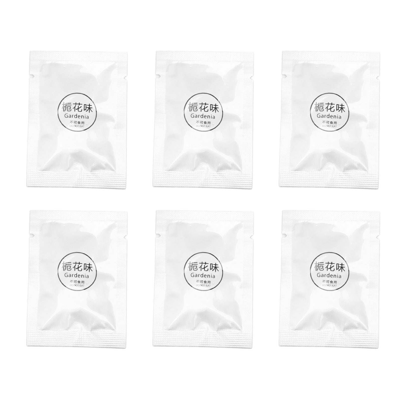 6 Pack Car Fragrance Replacement Tablets Portable Air Vent Clip Replacement Pads for Car Accessories Gardenia Flavor