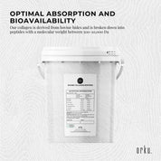 600g Collagen Powder Bucket - Bovine Protein Peptide Supplement Unflavoured - Health & Beauty > Nutrition & Supplements