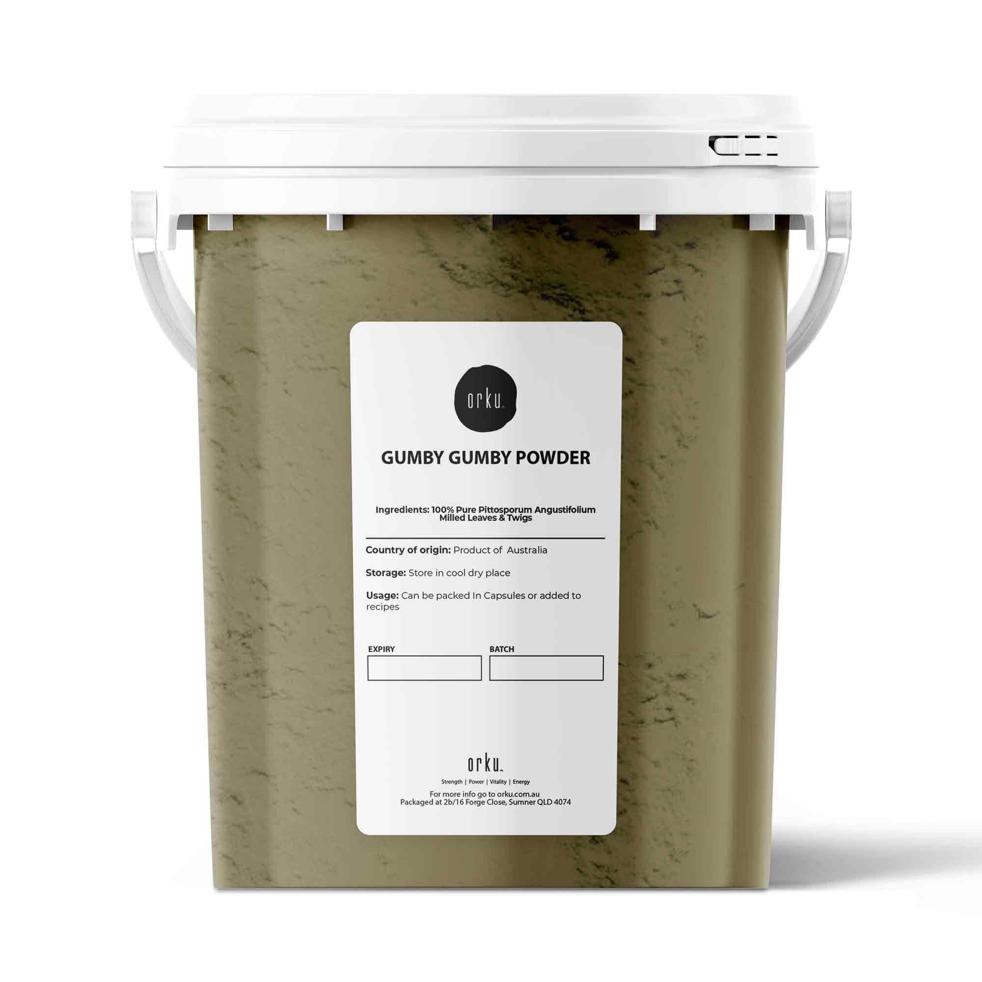 600g Gumby Gumby Pure Powder Tub Gumbi Aboriginal Plant Pittosporum Angustifolum - Health & Beauty > Nutrition &