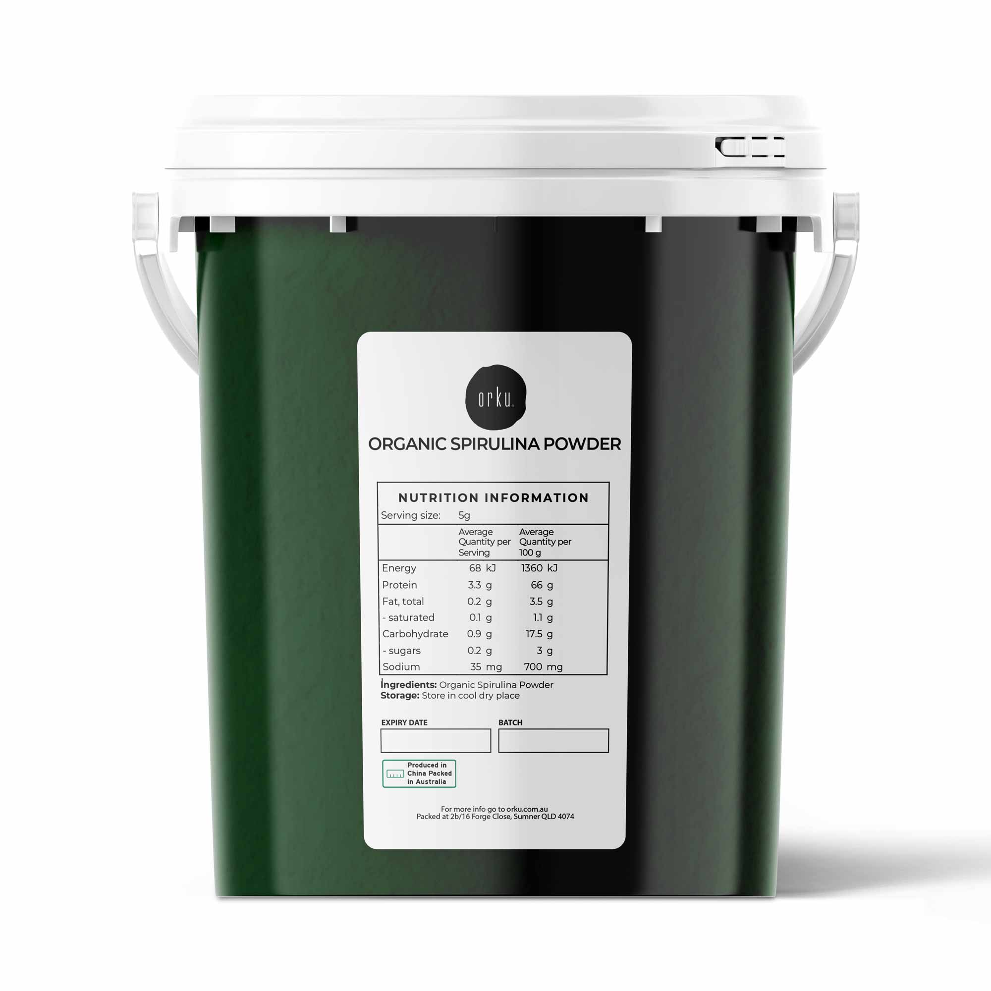 700g Organic Spirulina Powder Tub Bucket - Supplement Arthrospira Platensis Food - Health & Beauty > Nutrition &