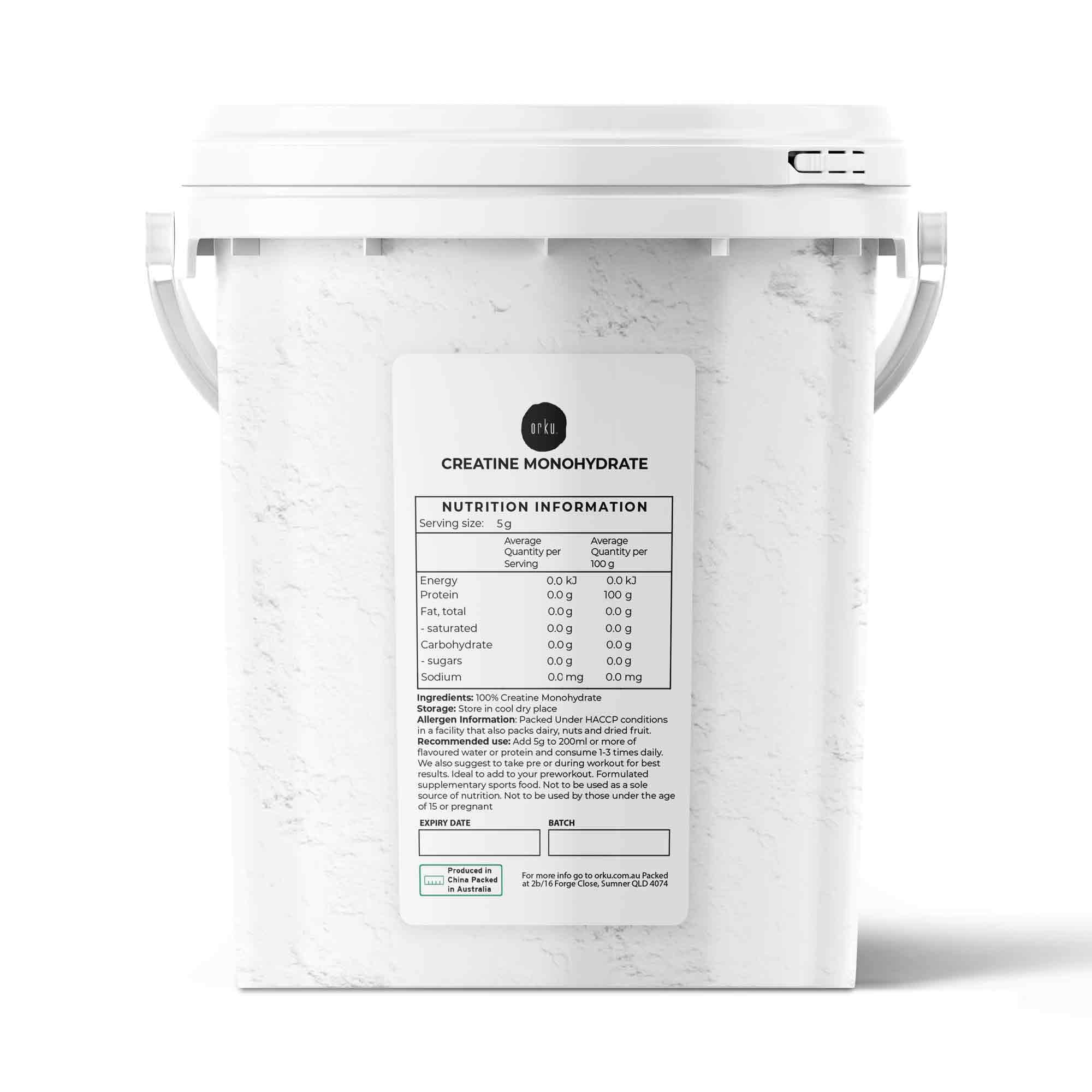 800g Creatine Monohydrate Powder - Micronised Pure Protein Supplement Bucket - Health & Beauty > Nutrition &