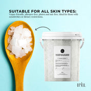 800g Magnesium Chloride Flakes Hexahydrate Tub - Organic USP Food Grade Salt - Health & Beauty > Bath & Body > Bath