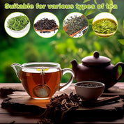 8Pcs Tea Ball,2.1 inch Tea Infuser for Loose Leaf Tea,Teas Strainer with Honey Bee Set Pendant,Loose Leaf Teas Steeper for Flavoring Herbal Spices and Seasonings