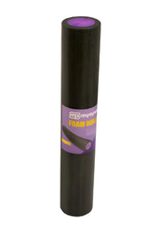 Black foam roller with purple accents, ideal for yoga foam roller and pilates exercise home