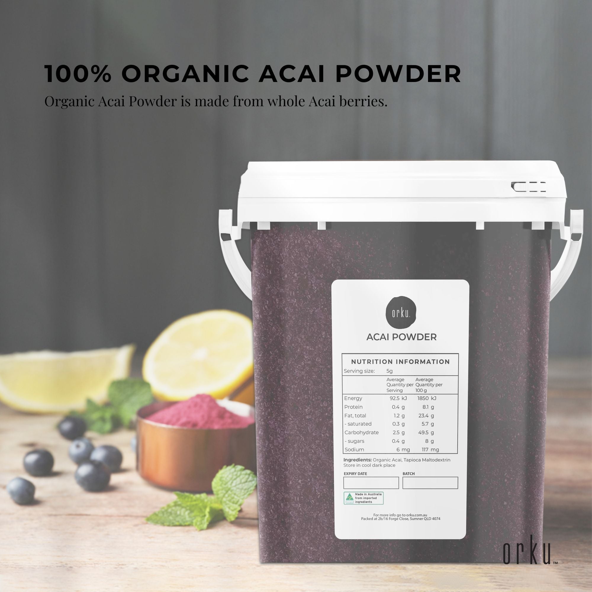 Organic Acai Powder 700g