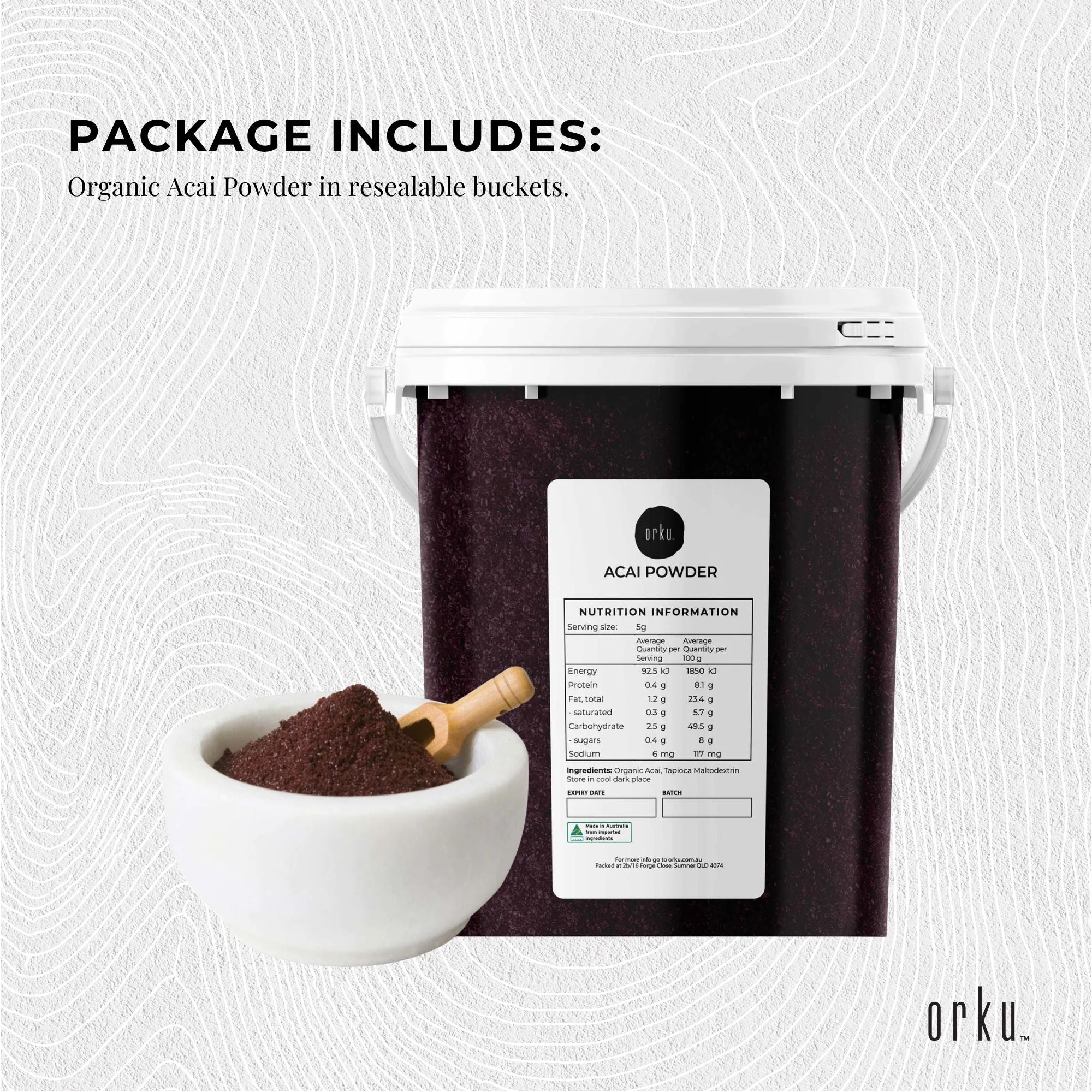 Organic Acai Powder 700g