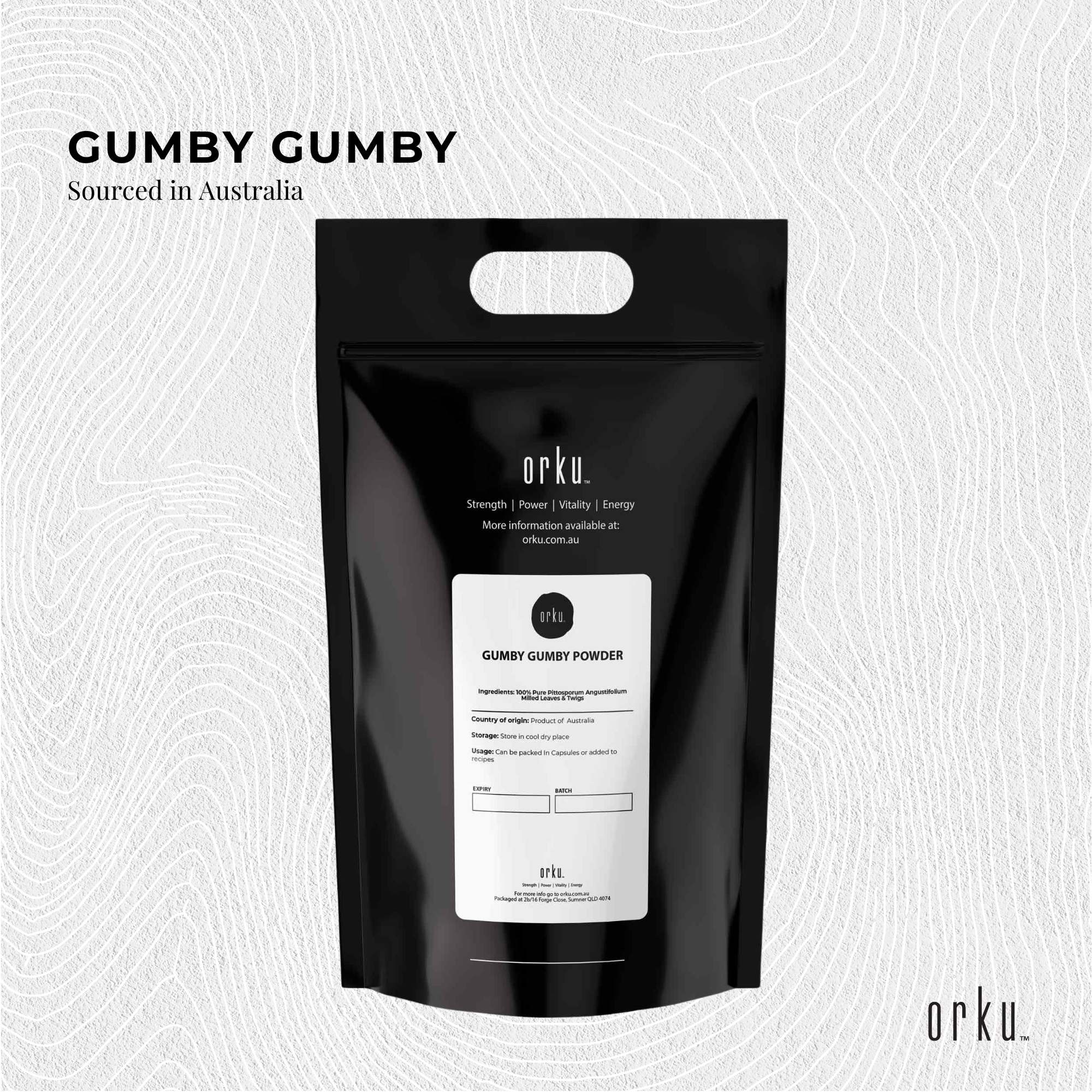 20Kg Gumby Gumby Pure Powder - Gumbi Aboriginal Plant Pittosporum Angustifolum