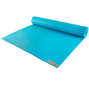 Jade Yoga Harmony Mat - Sky Blue & Iron Flask Wide Mouth Bottle with Spout Lid, Fire, 32oz/950ml Bundle