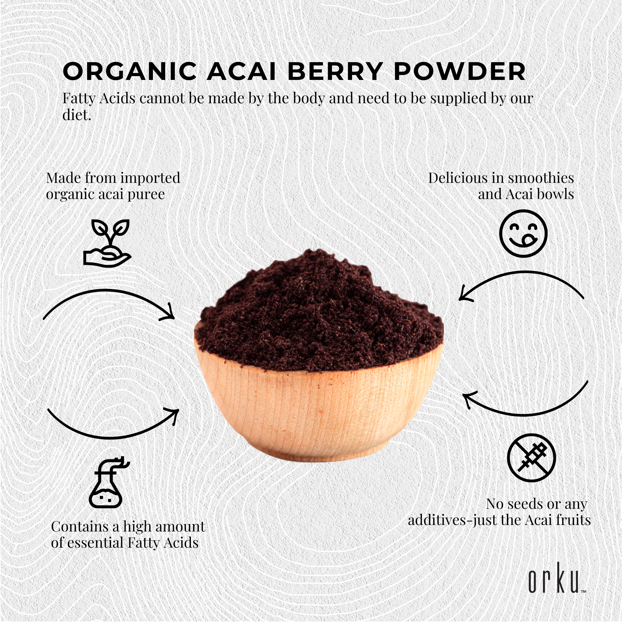 Organic Acai Powder 2.5Kg - Health & Beauty > Nutrition & Supplements > Vitamins & Supplements