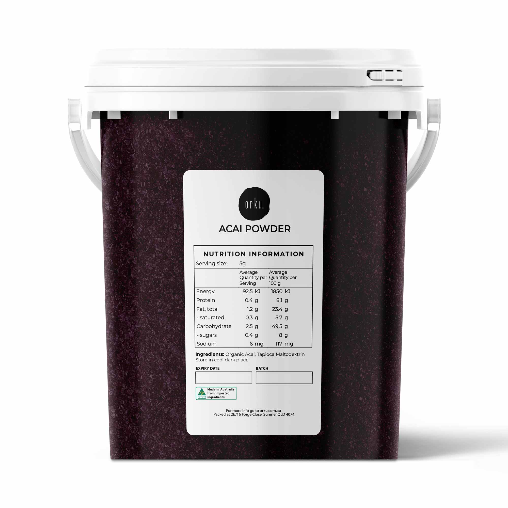 Organic Acai Powder 700g - Health & Beauty > Nutrition & Supplements > Vitamins & Supplements
