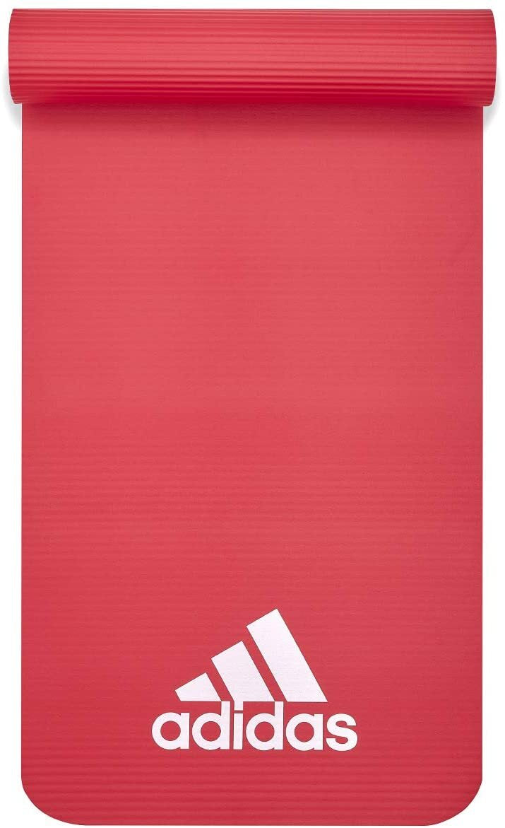 Adidas Fitness Mat 7mm Exercise Training Floor Gym Yoga Judo Pilates - Red - Sports & Fitness > Exercise Gym & Fitness