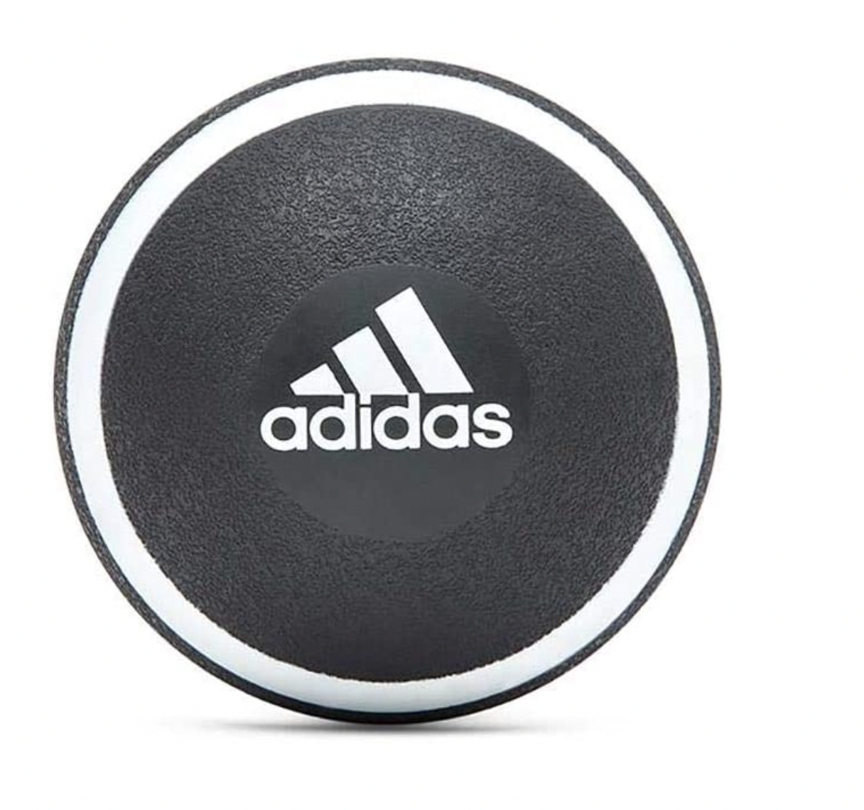 Black and white Adidas massage ball for gym fitness and recovery pressure sport