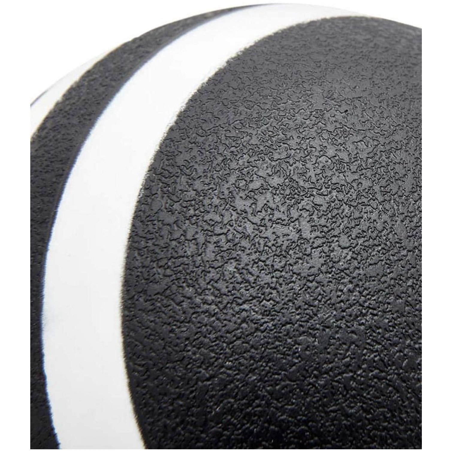 Black and white textured Adidas massage ball for gym fitness recovery pressure sport