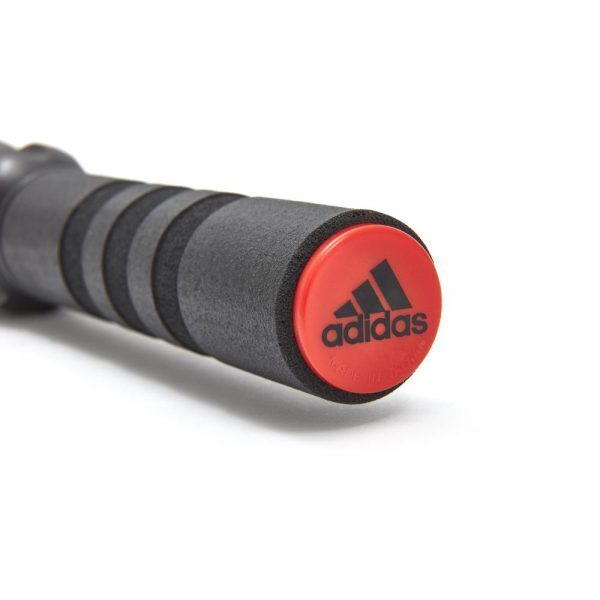 Black foam Adidas massage roller with logo for leg point pain relief tool