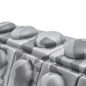 Black and white macro of keyboard keys near Adidas Mini Textured Foam Roller Recovery