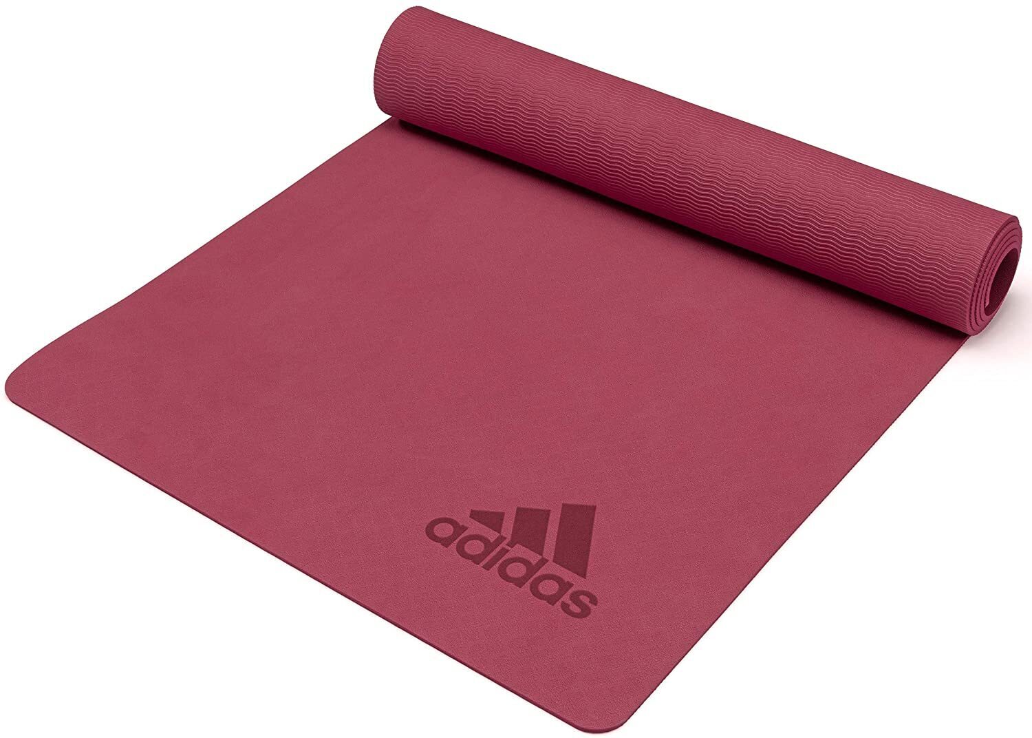 Adidas Premium Yoga Mat 5mm Exercise Training Floor Gym Fitness Pilates - Mystery Ruby - Sports & Fitness > Exercise