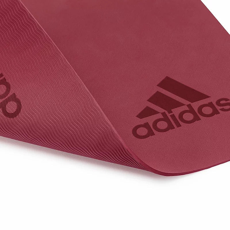 Adidas Premium Yoga Mat 5mm Exercise Training Floor Gym Fitness Pilates - Mystery Ruby - Sports & Fitness > Exercise