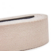 Natural cotton webbing strap with diagonal ribbed texture for Adidas Premium Yoga Strap