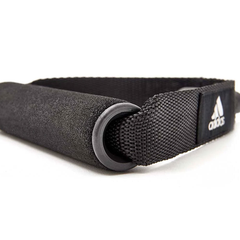Adidas Resistance Tube Level 2 Band Elastic Yoga Fitness Gym Strap - Grey/Black - Sports & Fitness > Exercise Gym &