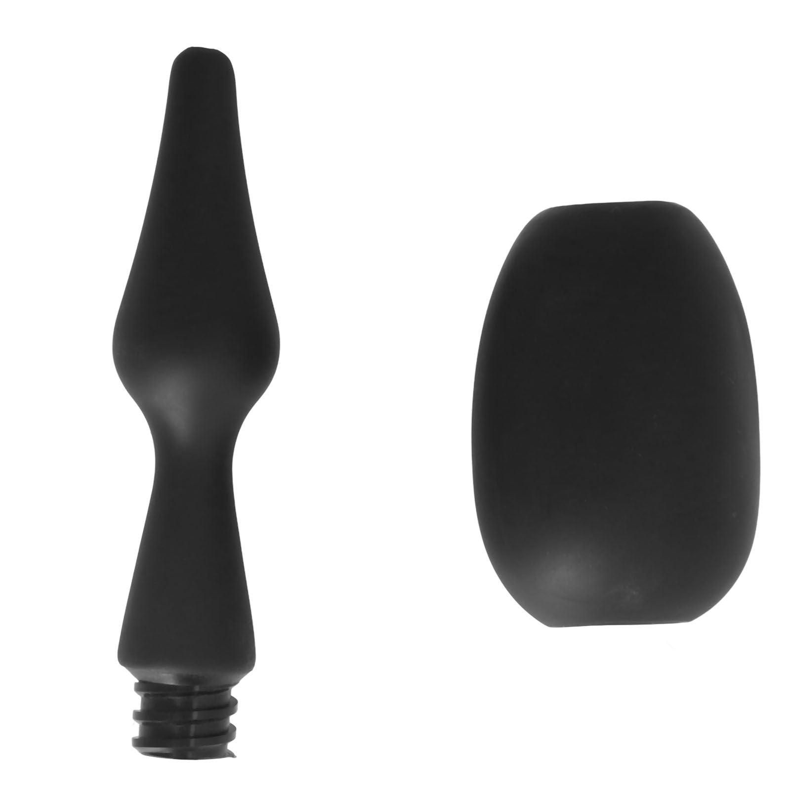 Anal Douche Soft Silicone Reusable Back Flow Prevention Anal Vaginal Cleaner for Colon Cleansing Detox Constipation