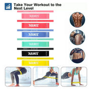 Aolikes Resistance Bands Power Heavy Strength Exercise Fitness Gym Premium Yoga - Green 500*50*0.9 (25-30 lbs)