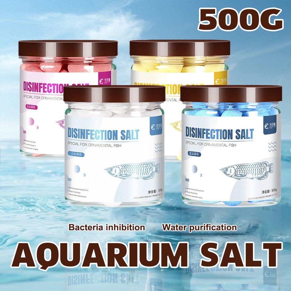 Aquarium Sea Salt Water Treatment Universal Powder For Fish Tank Purification - Yellow - Pet Care > Aquarium > Aquarium