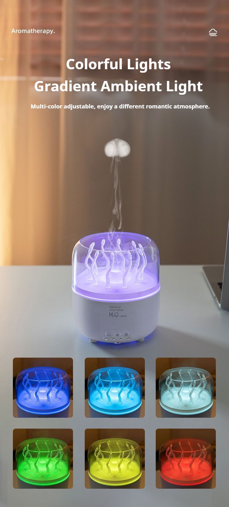 Aromatherapy diffuser white
