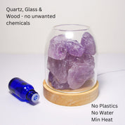 Aurora Crystal Diffuser - Amethyst - Appliances > Aroma Diffusers & Humidifiers > Aroma Diffusers