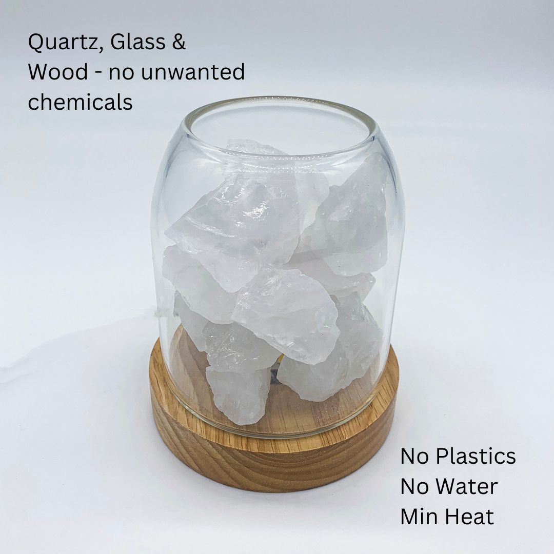 Aurora Crystal Diffuser - Clear Quartz - Appliances > Aroma Diffusers & Humidifiers > Aroma Diffusers