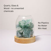 Aurora Crystal Diffuser - Green Calcite - Appliances > Aroma Diffusers & Humidifiers > Aroma Diffusers