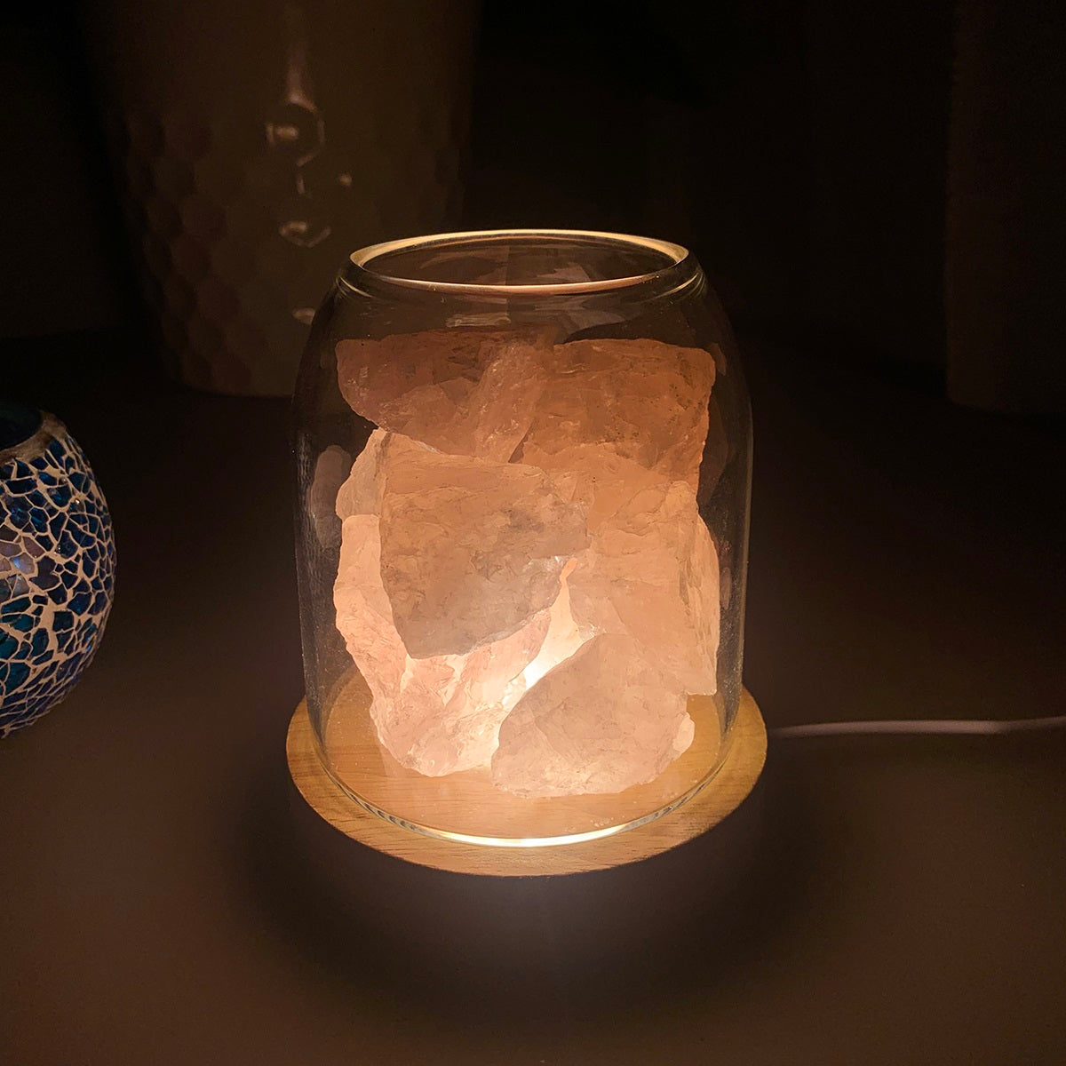 Aurora Crystal Diffuser - Rose Quartz - Appliances > Aroma Diffusers & Humidifiers > Aroma Diffusers