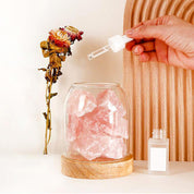 Aurora Crystal Diffuser - Rose Quartz - Appliances > Aroma Diffusers & Humidifiers > Aroma Diffusers