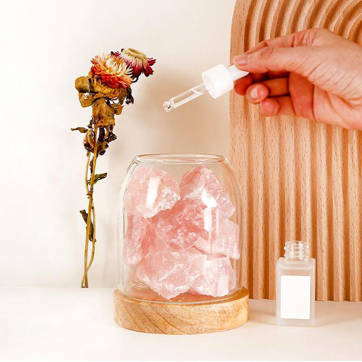 Aurora Crystal Diffuser - Rose Quartz - Appliances > Aroma Diffusers & Humidifiers > Aroma Diffusers