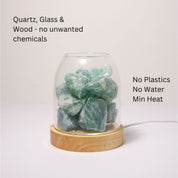 Aurora Crystal Diffuser - Green Calcite - Appliances > Aroma Diffusers & Humidifiers > Aroma Diffusers