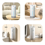 Automatic Air Freshener Diffuser for Large Rooms - 50ml Capacity with Adjustable Timer - USB-Powered Scent Machine for Home/Office - Quiet Operation & LED Display White