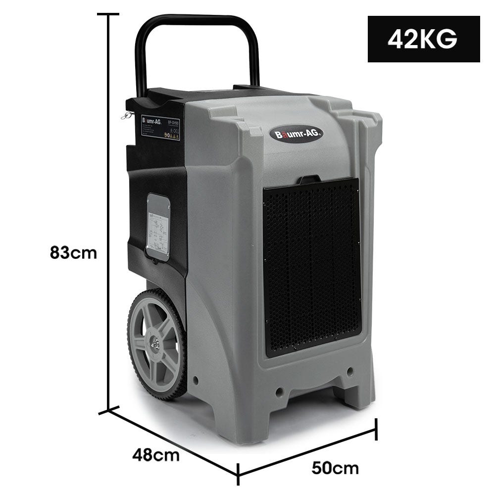 Baumr-AG 90L/day Commercial Air Dehumidifier for Mould Portable Stackable LCD Display Wheels - Appliances > Aroma