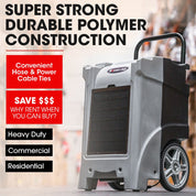 Baumr-AG 90L/day Commercial Air Dehumidifier for Mould Portable Stackable LCD Display Wheels - Appliances > Aroma