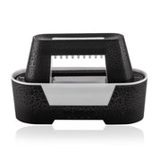Black 300ml Ultrasonic Premium Aromatherapy Diffuser with Cracked Light Design - Cool Mist Humidifier for Home and Office
