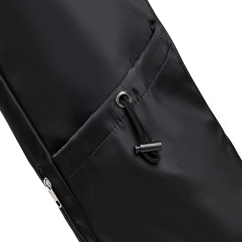 Black Durable Premium Yoga Mat Carry Bag - Multi-Functional Fitness Backpack with Wet Pocket(Mugs are filming props, not included)