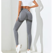 Black Size S High-Waisted Butt-Lifting Seamless Premium Yoga Leggings for Women - Knitted Fitness Pants