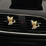 Bling Rhinestone Car Air Vent Clip,Car Air Freshener Vent Clips,Car Air Conditioning Outlet Clip Decorative,Bling Car Accessories Car Interior Decoration Charm,Cute Car Decor