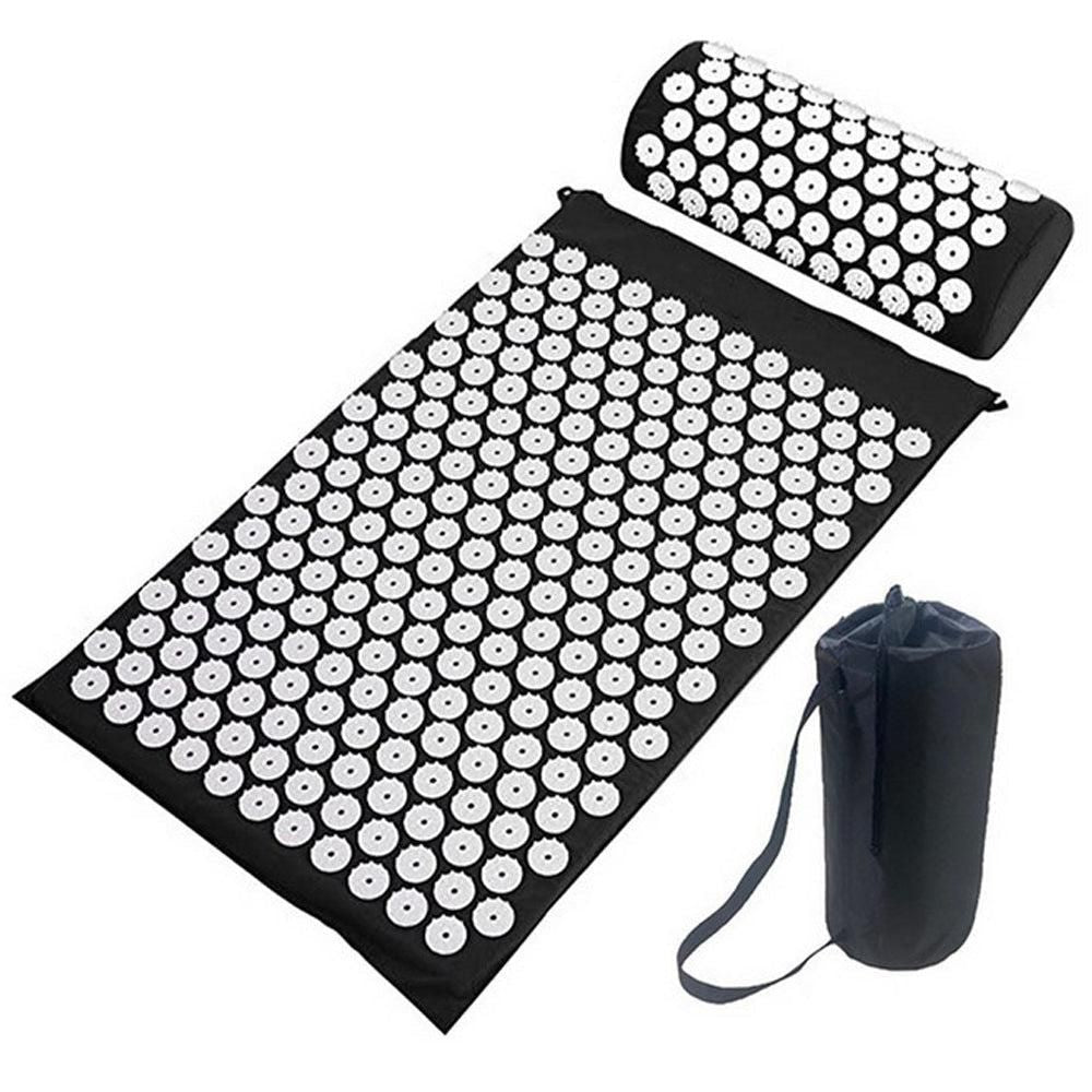 Body Massager Acupressure Cushion Mat(Grey)